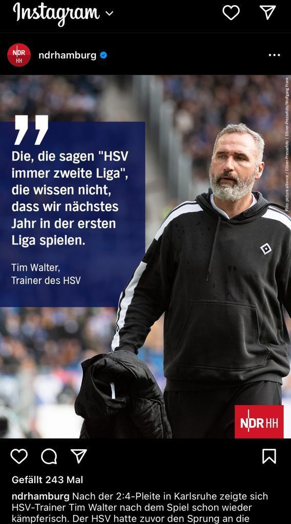2. Bundesliga: HSV zieht die Notbremse - Tim Walter muss gehen